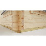 12x8 Power Apex Log Cabin | Scandinavian Timber